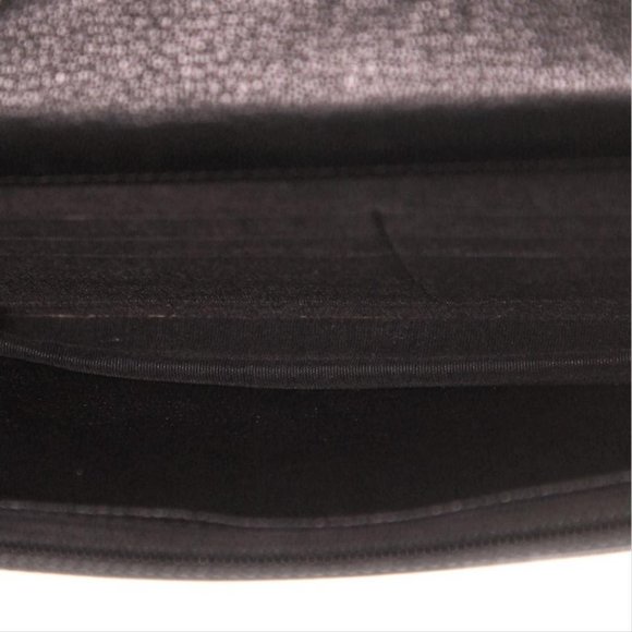 Chanel Wallet on Chain CC Eyelet Quilted Black Patent Leather Cross Body Bag - Picture 6 of 12